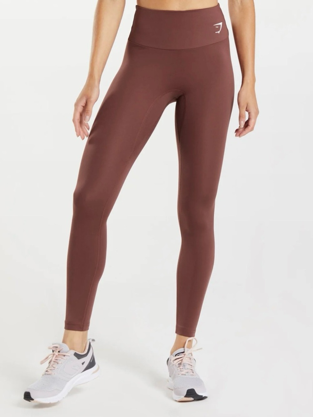 Gymshark High-Waisted Leggings - ‘Cherry Brown’